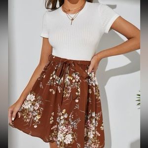 Floral dress in size large